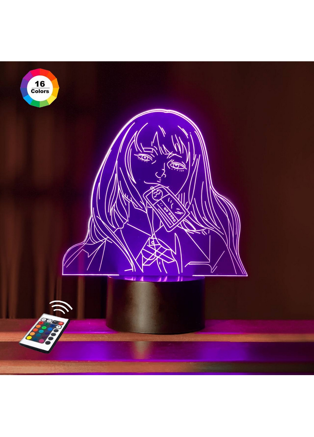 Нічник-світильник 3D "Юмеко Джабі 2" 18х17 см 3DTOYSLAMP (266420371)