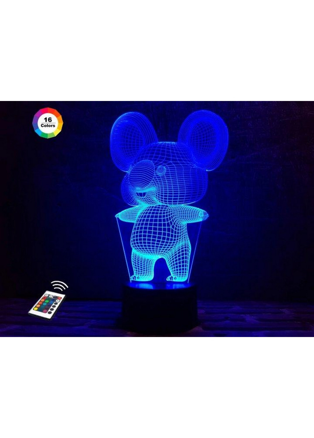 Нічник-світильник 3D "Кала" 26х15 см 3DTOYSLAMP (266420164)