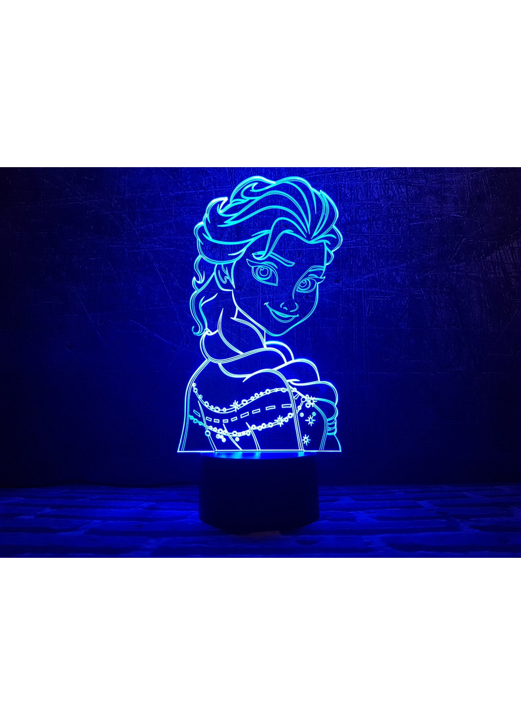 Нічник-світильник 3D "Холодне Серце 2" 27х13 см 3DTOYSLAMP (266420309)