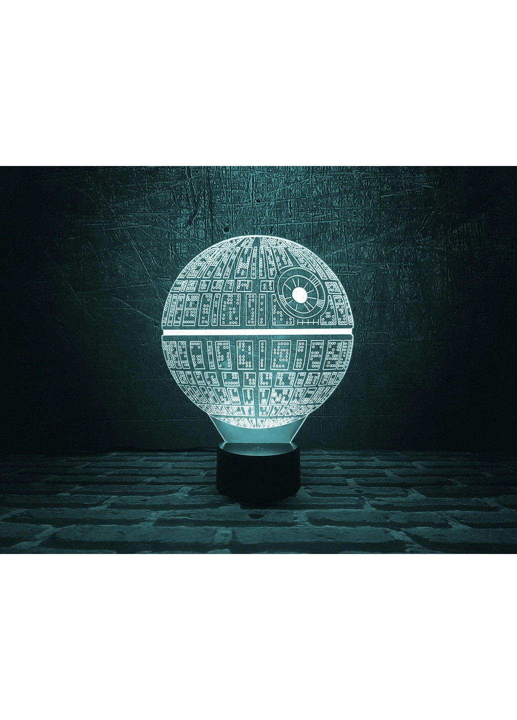 Сменная картинка для ночника-светильника 3D "Звезда смерти" 3DTOYSLAMP (266420192)