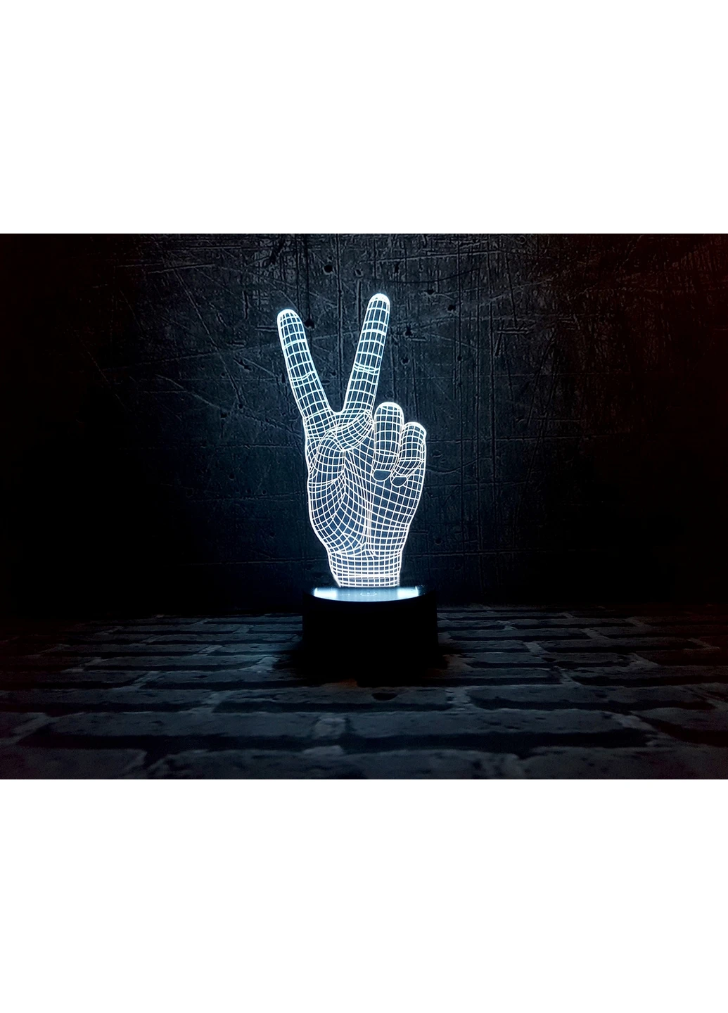 Сменная картинка для ночника-светильника 3D "Привет" 3DTOYSLAMP (266419781)