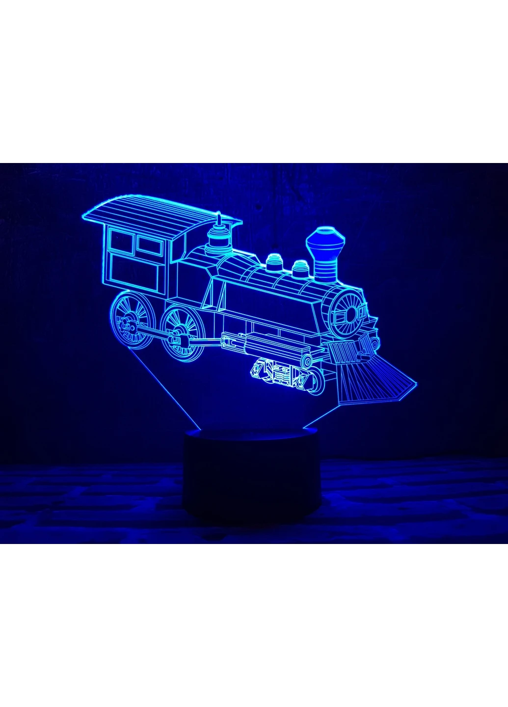 Сменная картинка для ночника-светильника 3D "Паровозик" 3DTOYSLAMP (266419844)