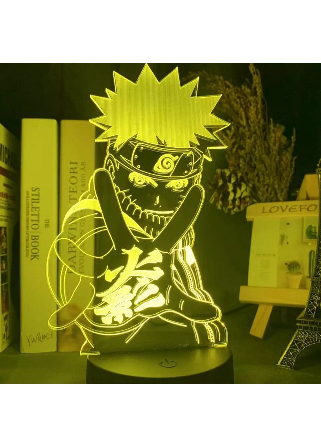 Ночник-светильник 3D «Наруто» 20х10 см 3DTOYSLAMP (266419802)