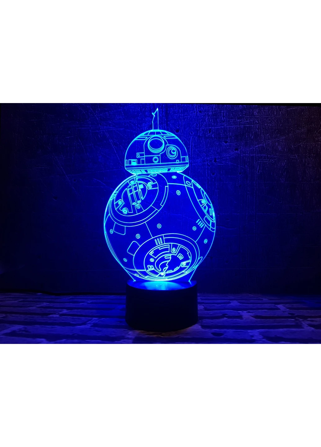Ночник-светильник 3D "BB 8" 26х14 см 3DTOYSLAMP (266420068)