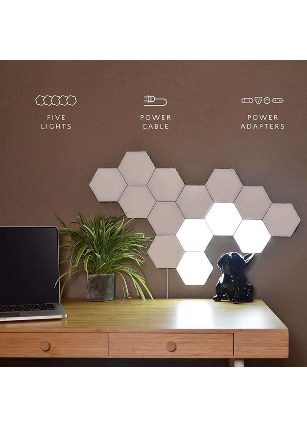 Світильник сенсорний 10х11,5х1,8 см 3DTOYSLAMP (266419743)