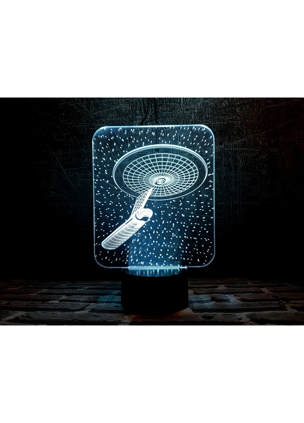 Змінна картинка для нічника-світильника 3D "Космічний корабель 3" 3DTOYSLAMP (266420414)