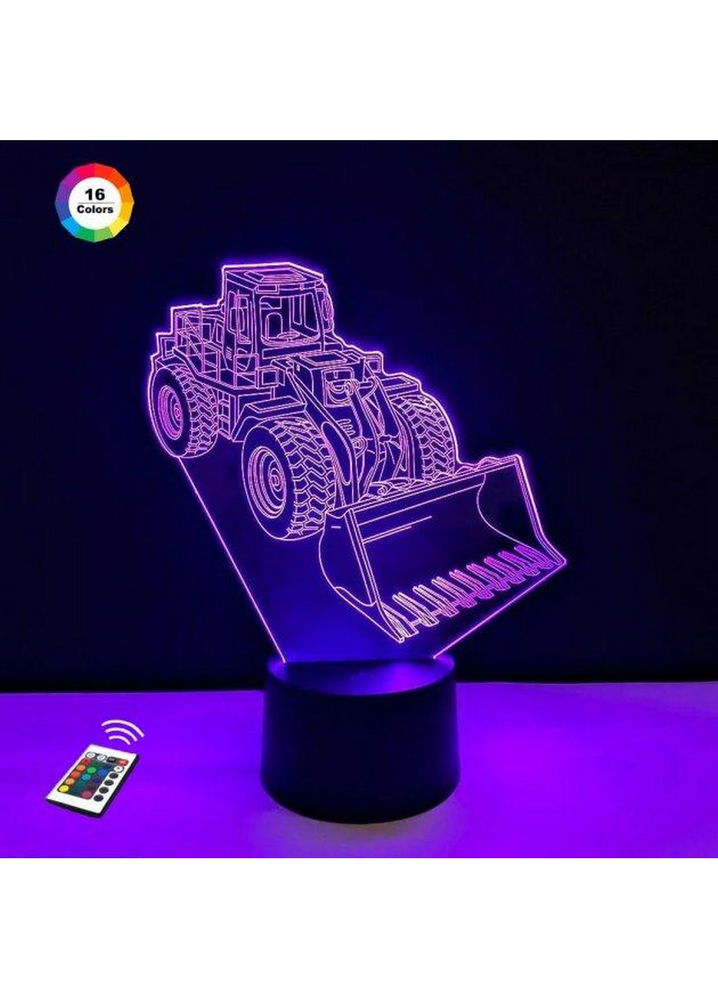 Нічник-світильник 3D "Фронтальний нагрудник" 25х13 см 3DTOYSLAMP (266419428)