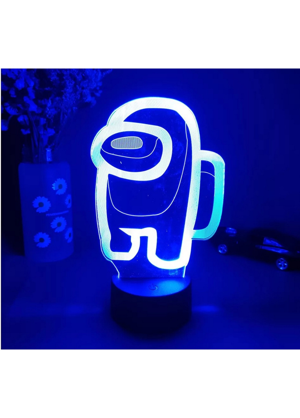 Ночник-светильник 3D «Амонг Ас » 20х10 см 3DTOYSLAMP (266419818)