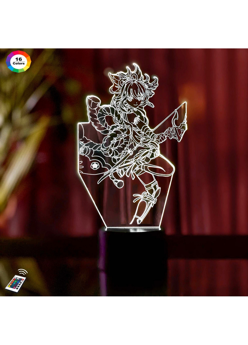 Нічник-світильник 3D GENSHIN IMPACT "Йоїмія" 26х13 см 3DTOYSLAMP (266419669)