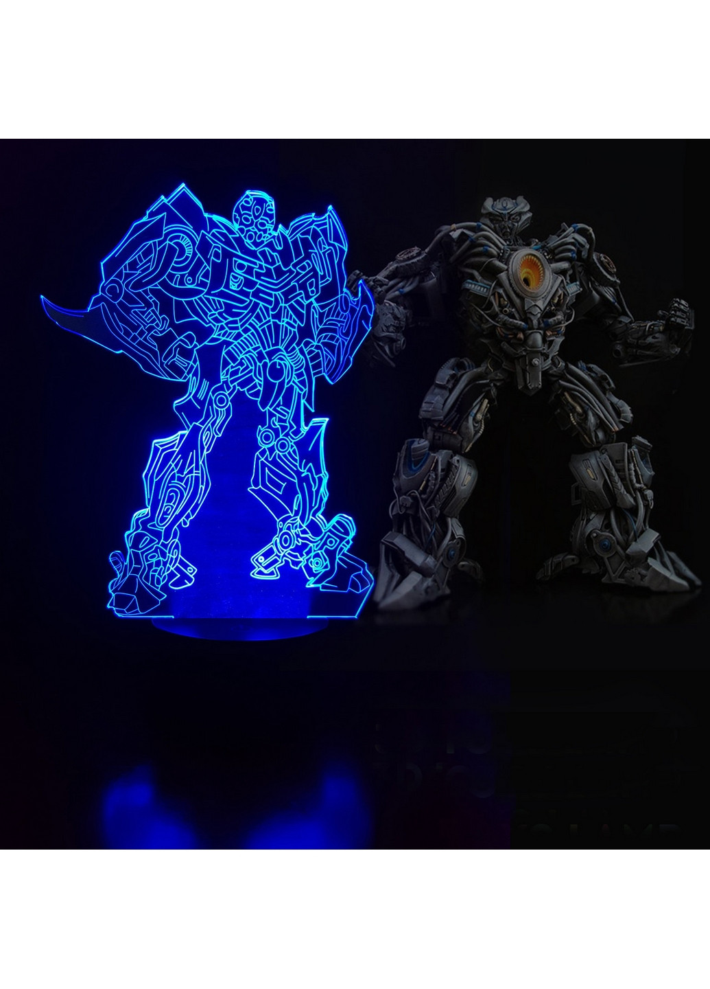 Нічник-світильник 3D "Трансформер 2" 3DTOYSLAMP (266420300)