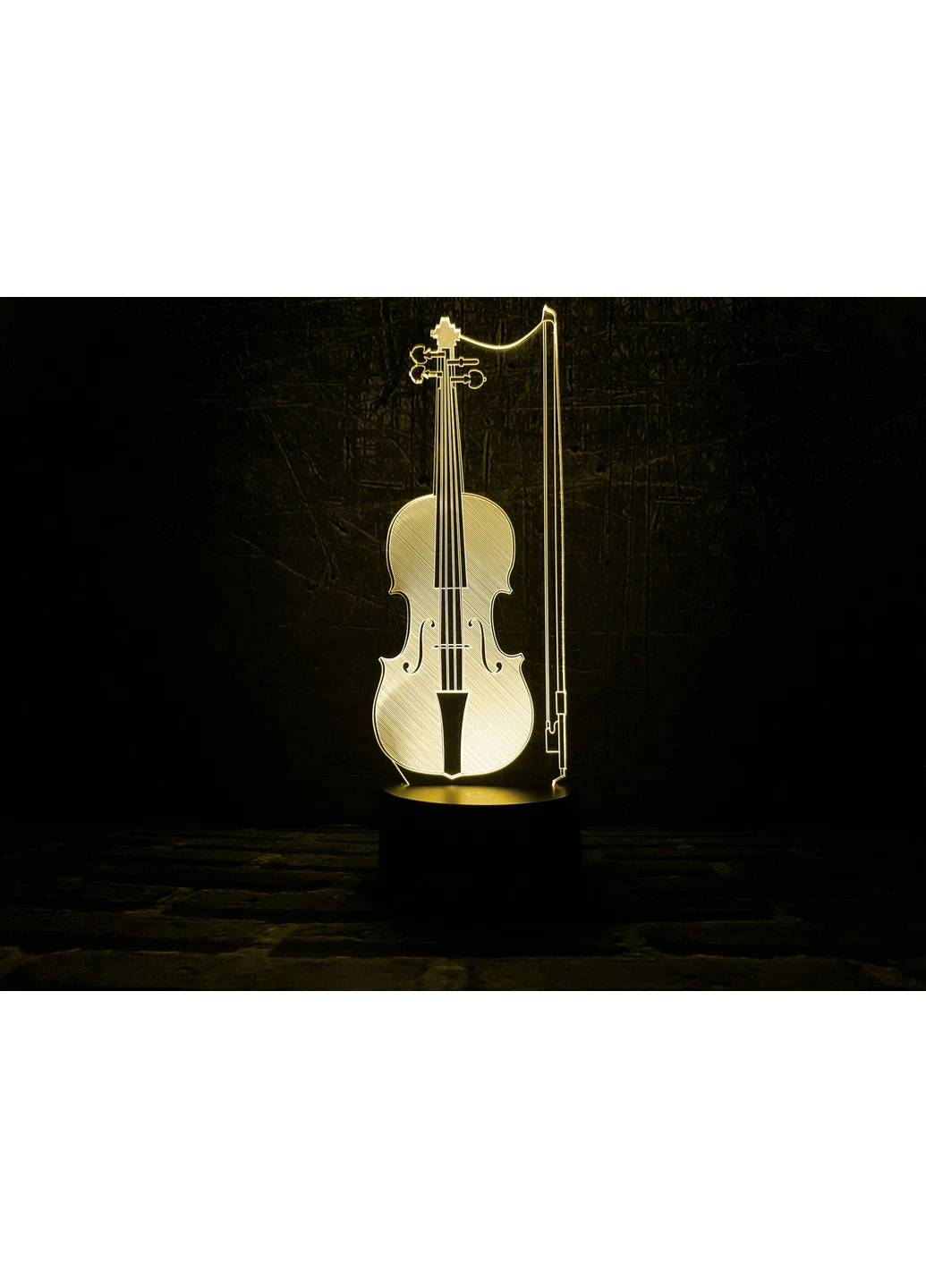 Сменная картинка для ночника-светильника 3D "Скрипка" 3DTOYSLAMP (266419519)