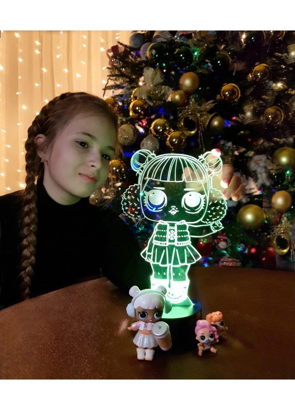 Змінна картинка для нічника-світильника 3D «LOL 3» 3DTOYSLAMP (266420473)