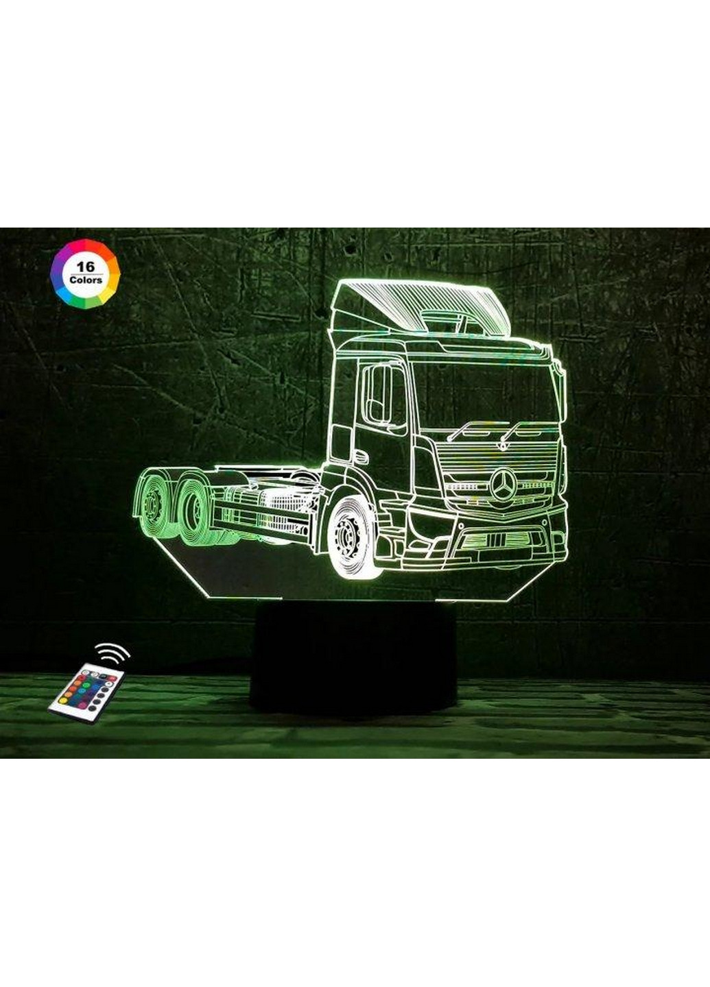 Ночник-светильник 3D "Автомобиль 28" 20х19 см 3DTOYSLAMP (266420142)