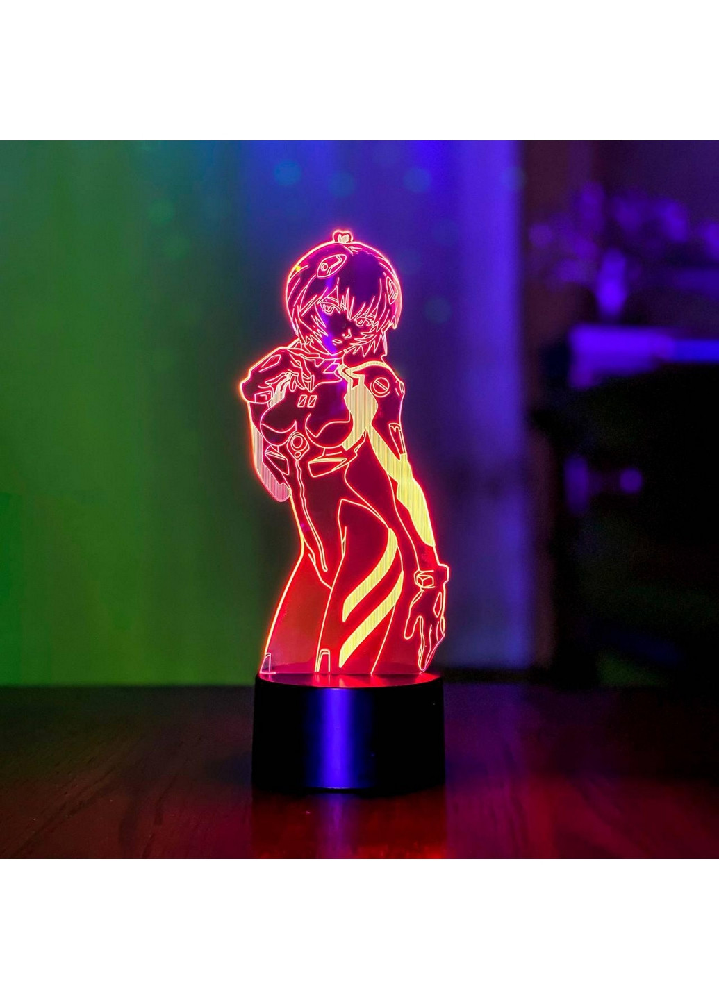 Нічник-світильник 3D "Рей Аянами 2" 23х9 см 3DTOYSLAMP (266419631)