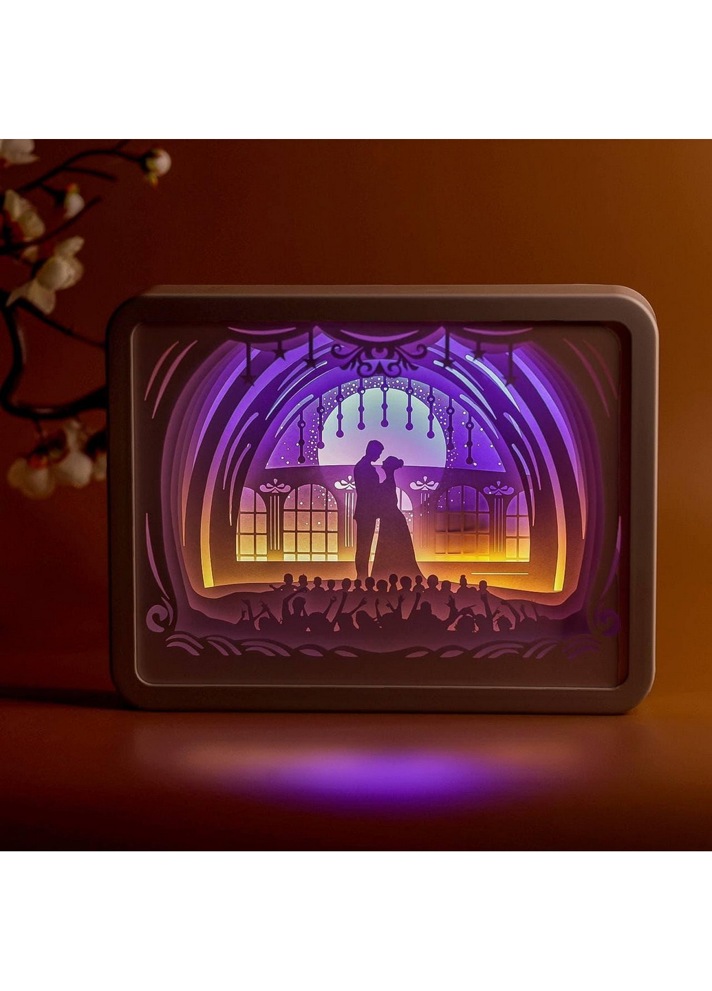 3D настільна картина-нічник "Мюзикл" 21х16 см 3DTOYSLAMP (266419619)