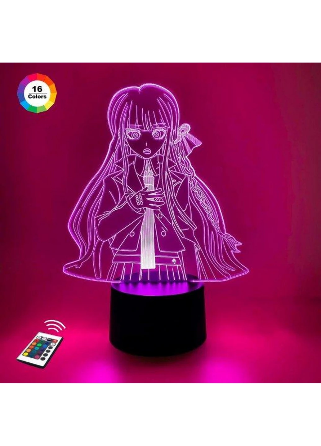 Нічник-світильник 3D "Кококірірі" 25х15 см 3DTOYSLAMP (266419966)