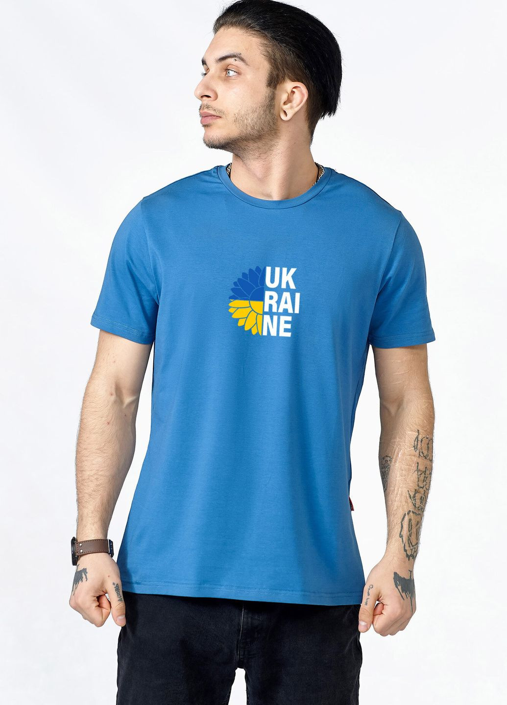 Синяя футболка luxury uk_rai_ne Gen