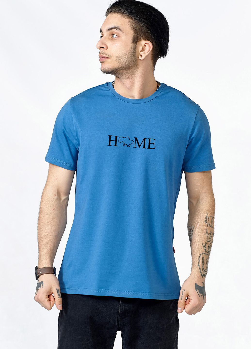 Синяя футболка luxury home_ukr Gen