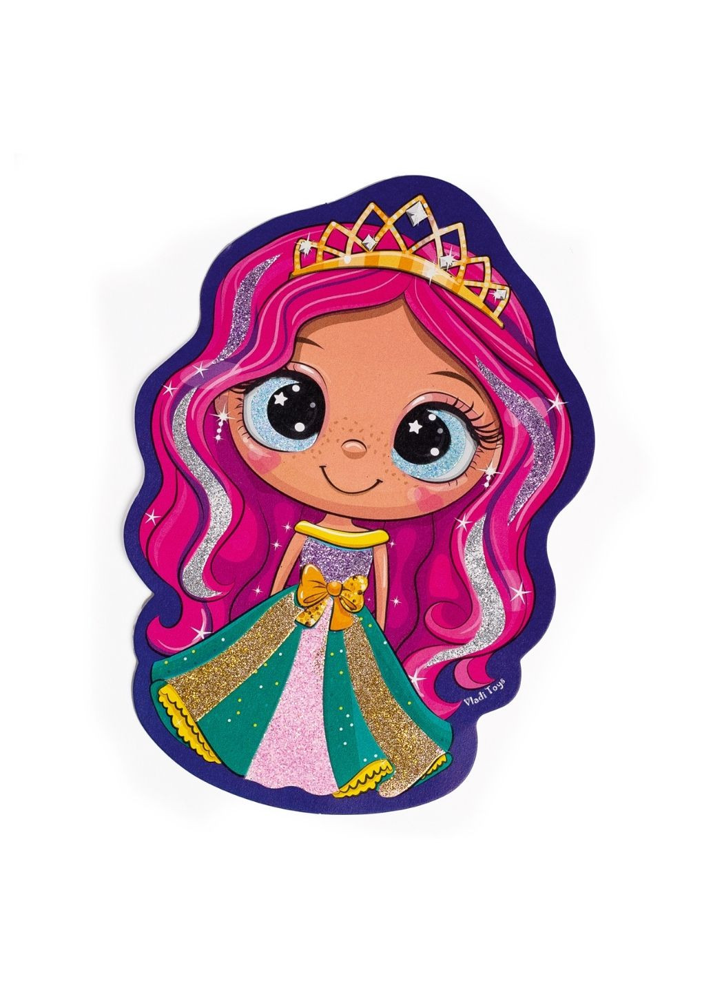 Набір для творчості "Glitter Art. Казкові принцеси" VT4501-10 (укр) Vladi toys (266422366)