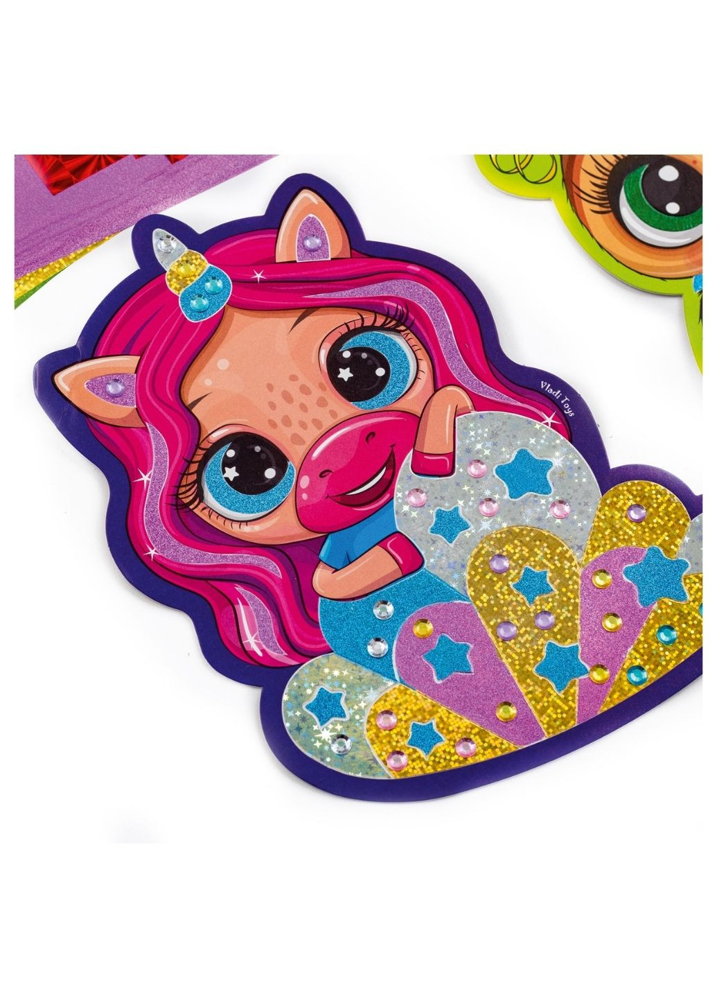 Набор для творчества "Foil Art. Волшебные животные" VT4433-10 (укр) Vladi toys (266422363)