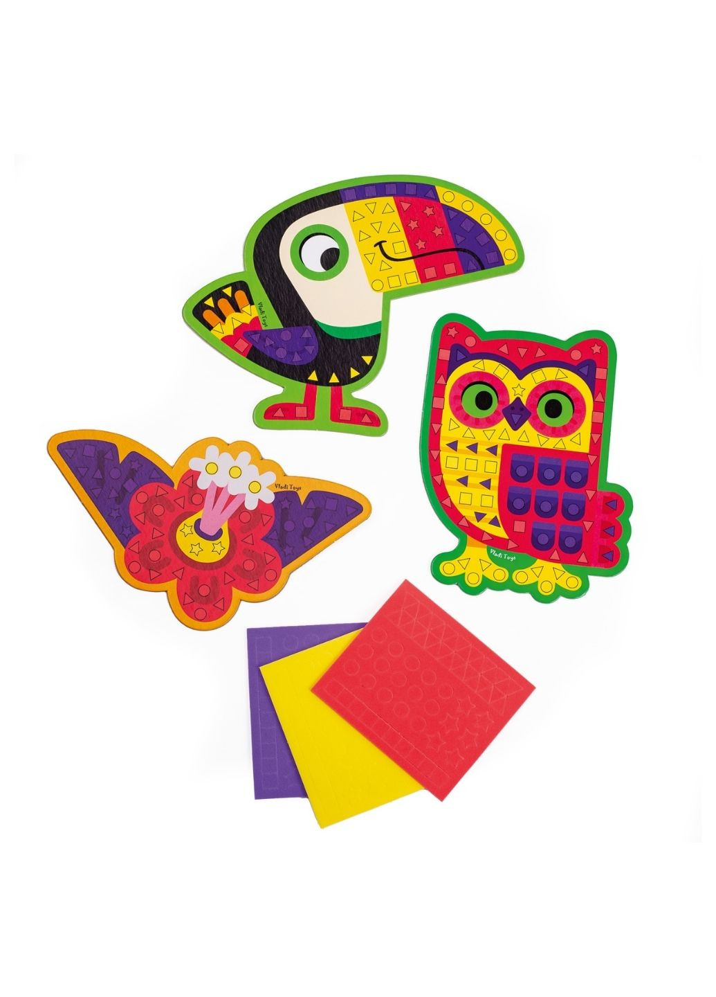 Набір для творчості м'яка мозаїка "Птахи" VT4511-09 (укр) Vladi toys (266422367)