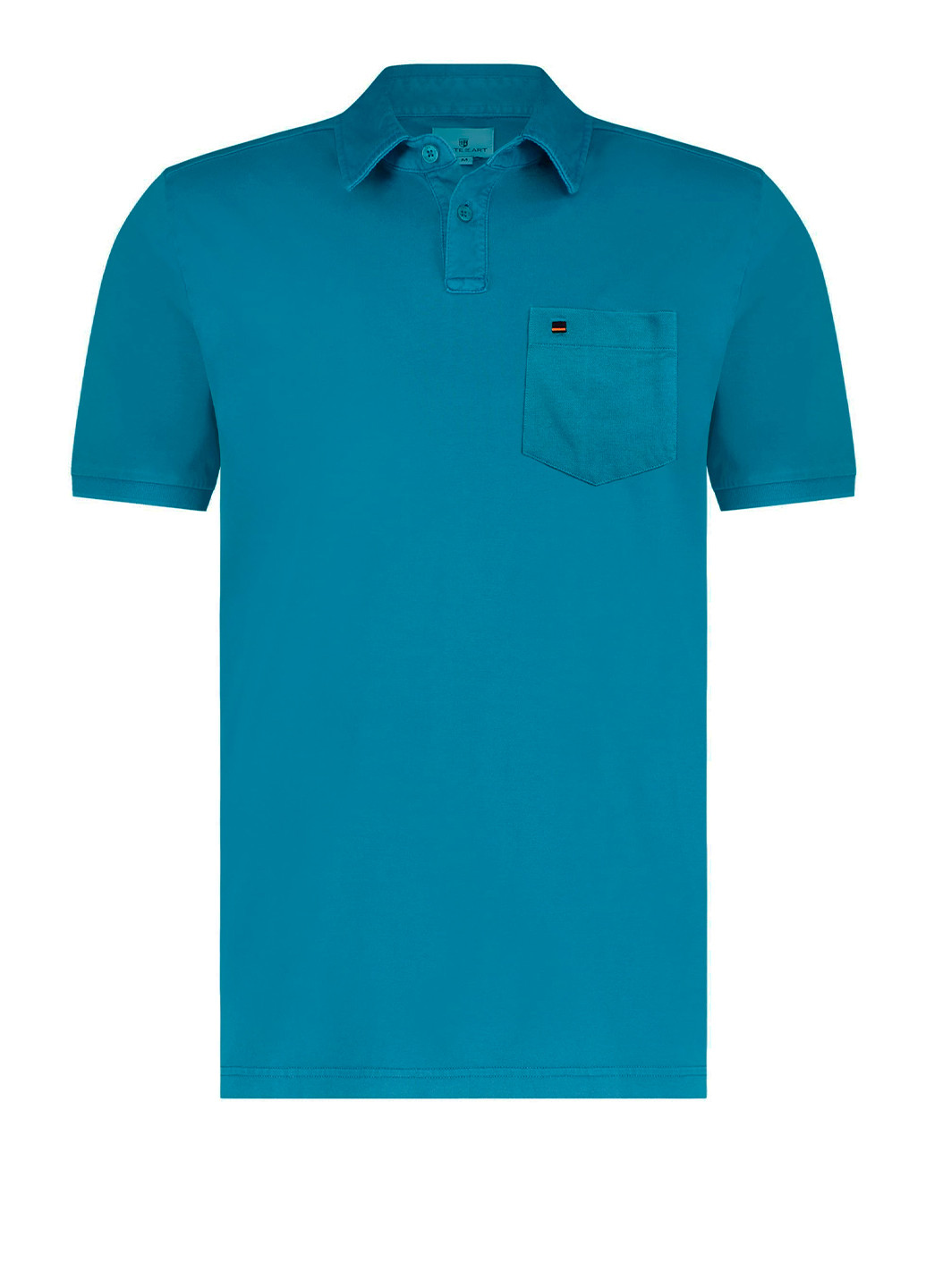 Голубой футболка-мужская футболка-поло для мужчин State of Art однотонная