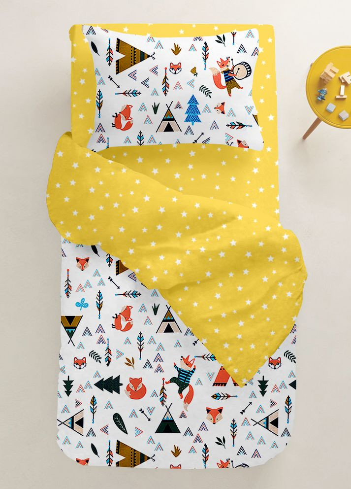 Простирадло на резинці 180х200х30 YELLOW STARFALL (4822052209684) Cosas (266620126)