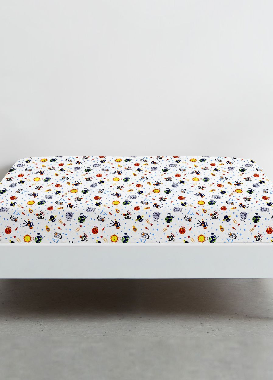 Простирадло на резинці 80х160 TELESCOPE WHITE (4822052149515) Cosas (266619169)