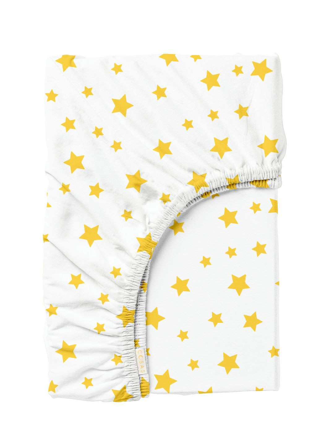 Простирадло на резинці 140х200х30 YELLOW STARS (4822052214213) Cosas (266620889)