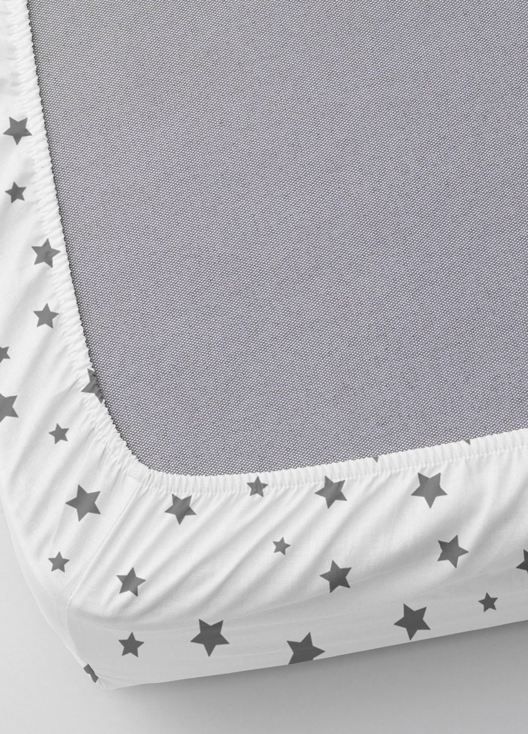 Простирадло на резинці 160х200х30 GREY STARFALL (4822052205938) Cosas (266620156)