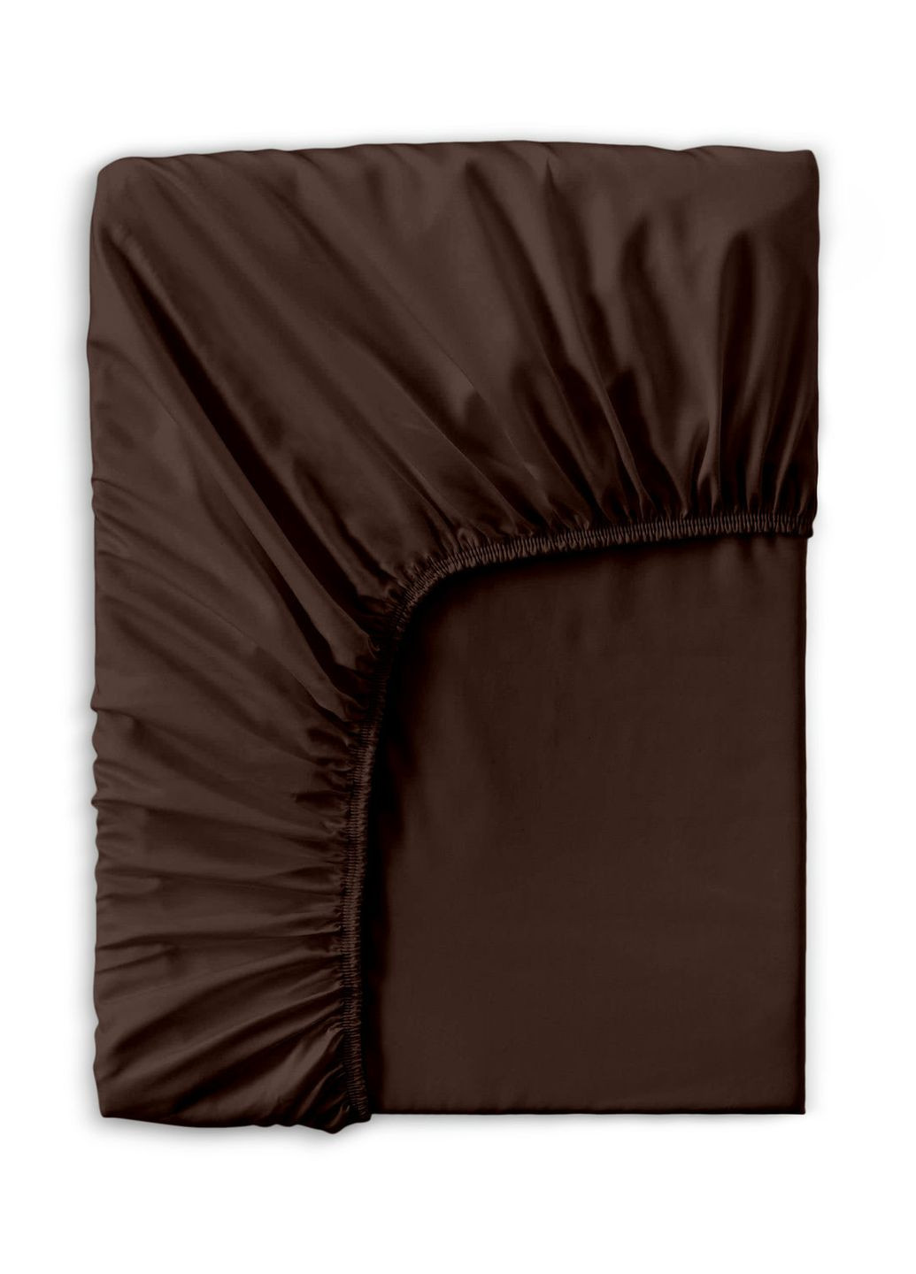 Простынь на резинке сатин 120х200 BROWN (4822052163108) Cosas (266620542)