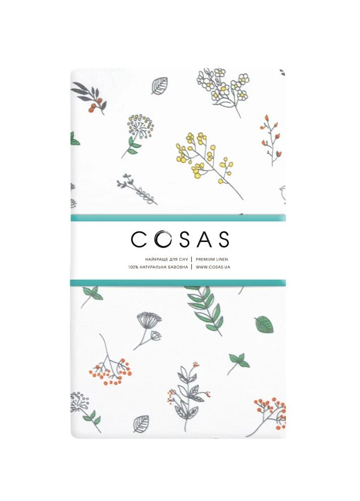 Простирадло на резинці 160х200х30 FOLIAGE (4822052205730) Cosas (266620409)