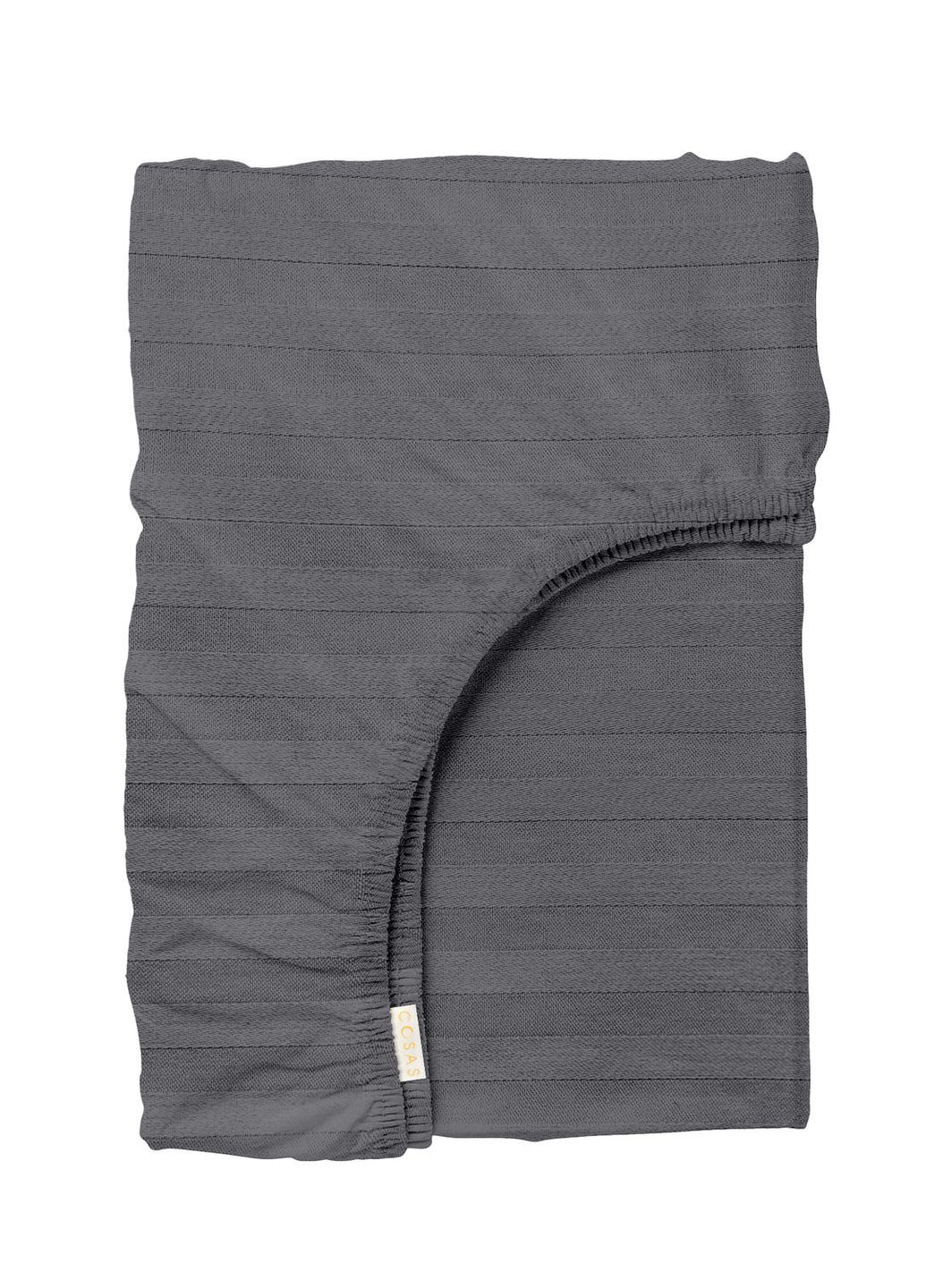 Простирадло на резинці 160х200х25 сатин STONE (4822052207062) Cosas (266618493)