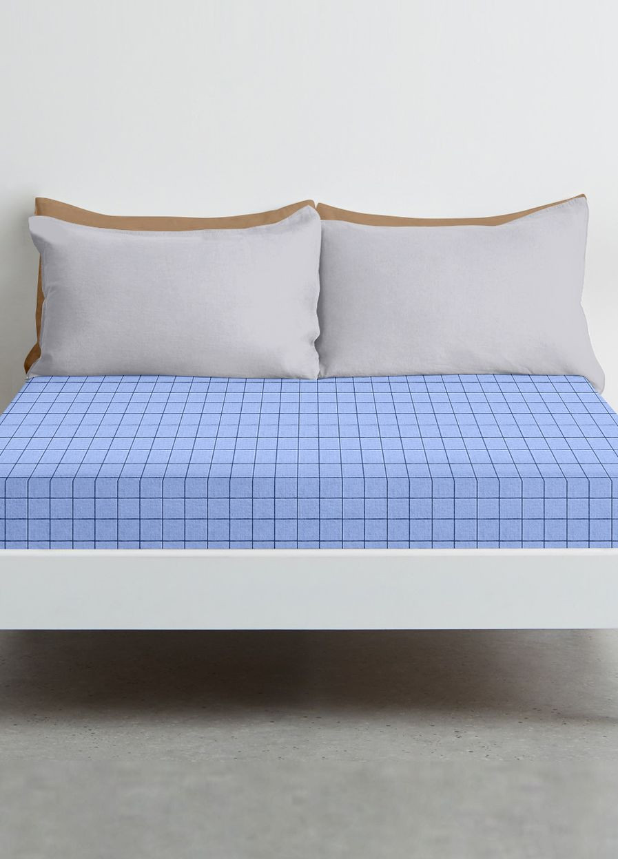 Простынь на резинке в детскую кроватку 60х120 BLUE GEOMETRY (4822052146538) Cosas (266619189)