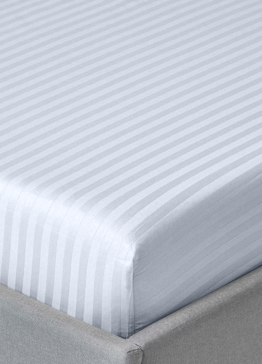 Простынь на резинке 180х200х30 сатин PORCELAIN (4822052210918) Cosas (266618380)