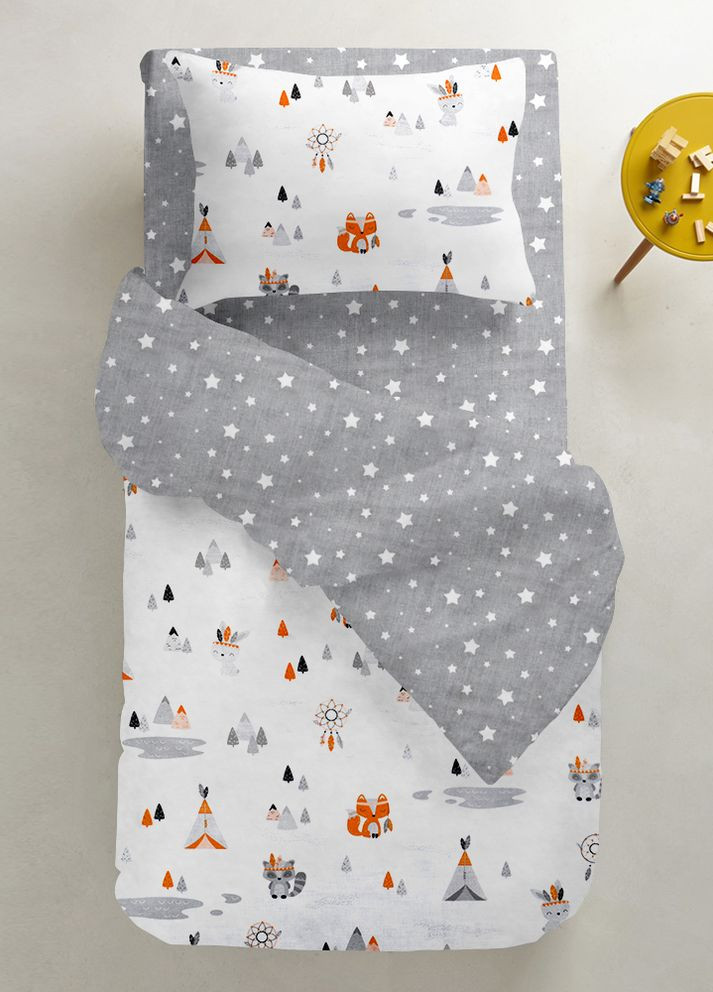 Детская простыня 110х160 GREY STARSFALL (4822052190661) Cosas (266618458)