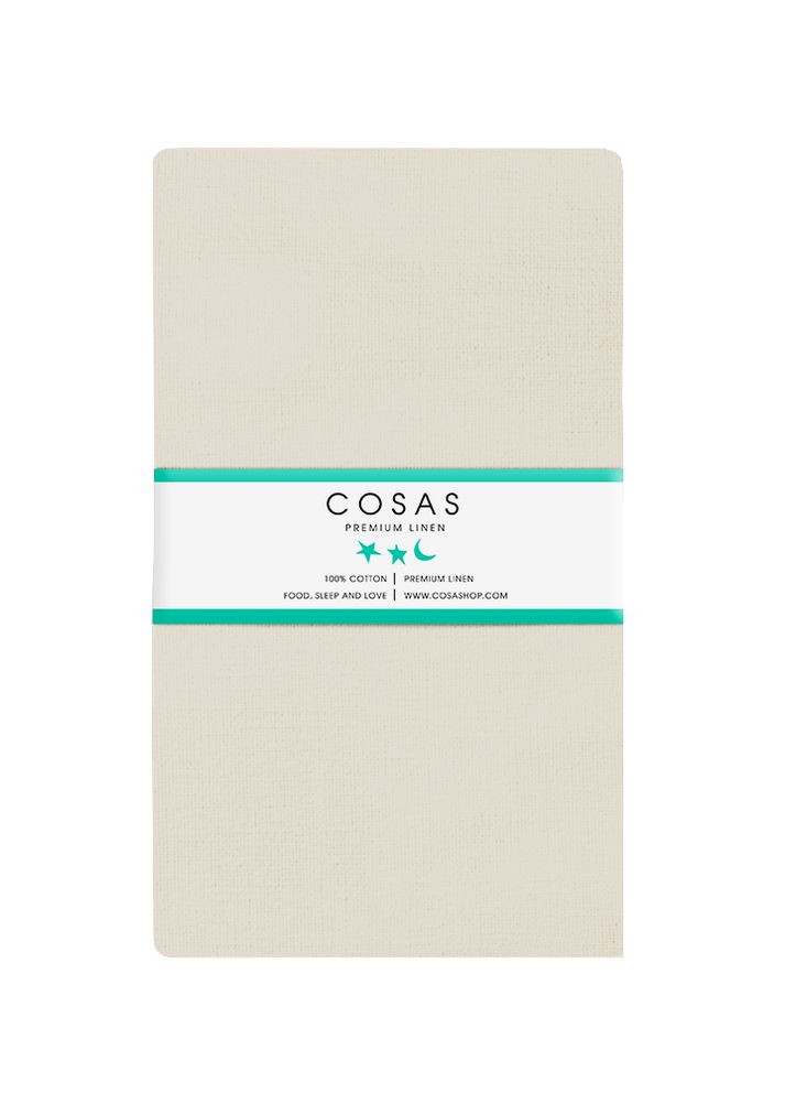 Набор простынь на резинке 90х200 BEIGE / BLACK (4822052061893) Cosas (266618359)