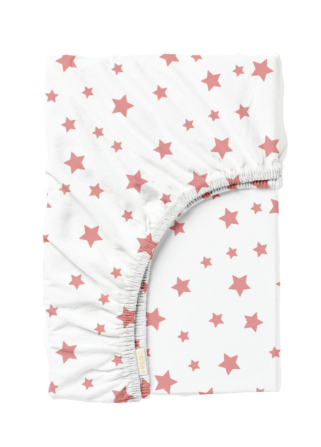 Простынь на резинке в детскую кроватку 60х120 ROSE STARS (4822052146637) Cosas (266618094)