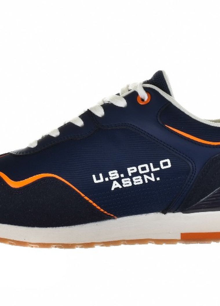 Темно-синие демисезонные кроссовки U.S.Polo Assn TABRY002-DBL-ORA02