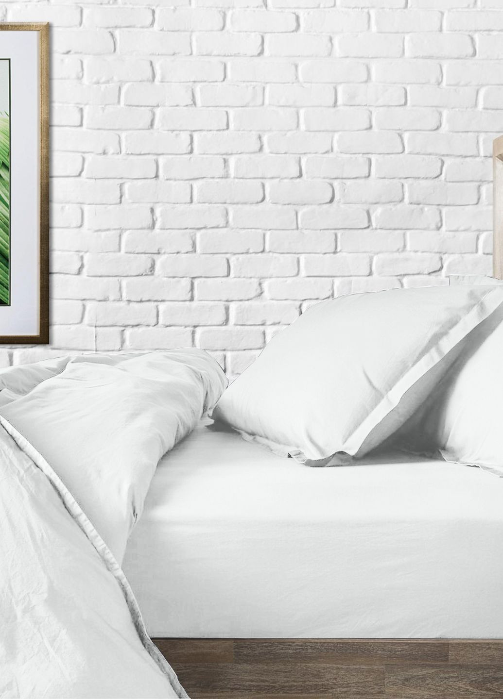 Набір простирадло на резинці 90х200 WHITE / BLACK (4822052061930) Cosas (266619470)