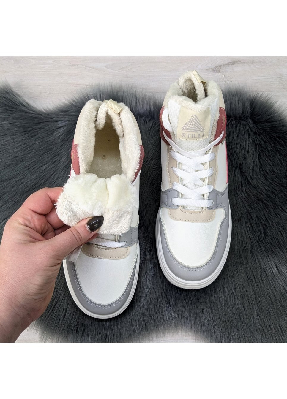 Зимние ботинки женские зимние Stilli из искусственной кожи