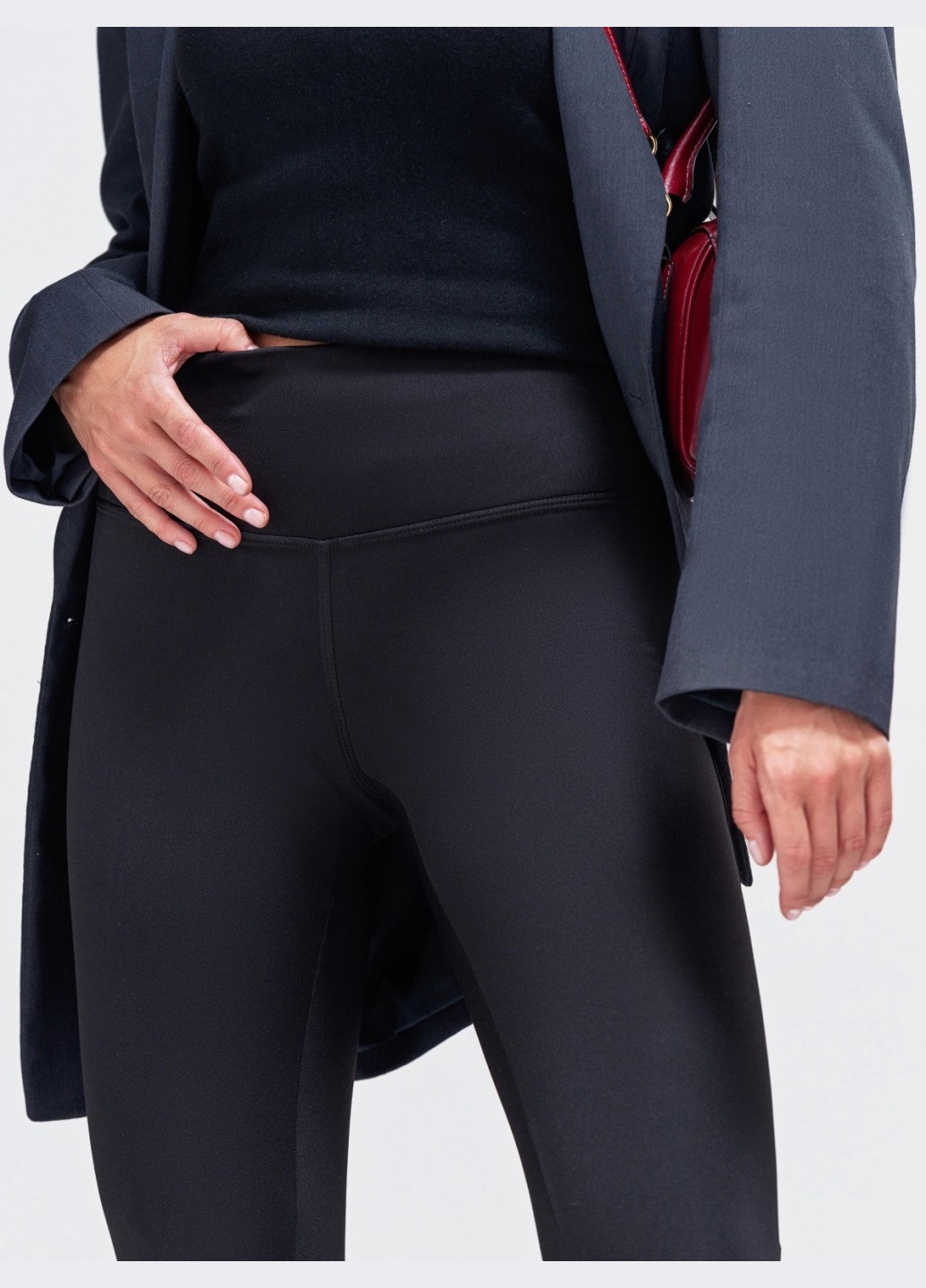 чорні лосини із завищеною талією Dressa (266622386)