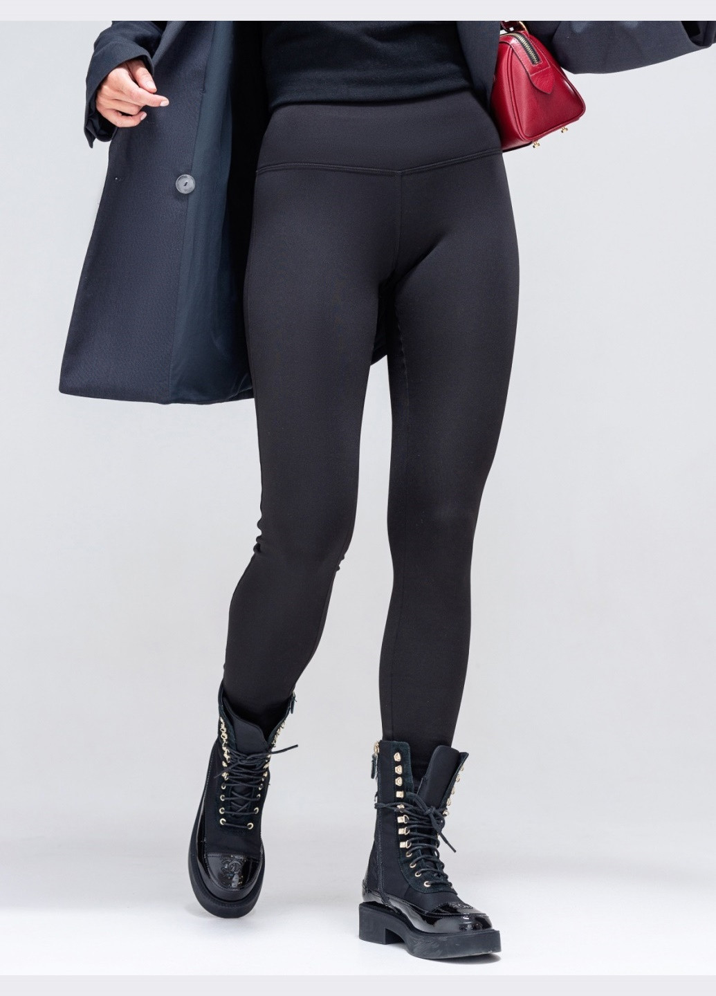 чорні лосини із завищеною талією Dressa (266622386)