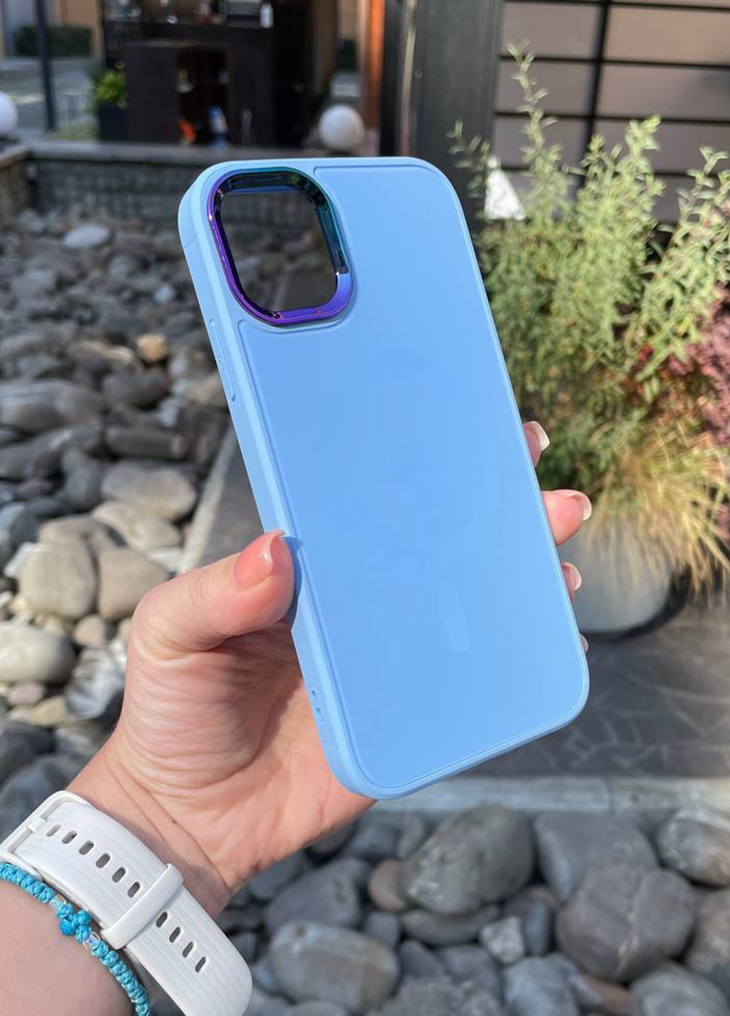 Чохол MagSafe AG Frame iPhone 11 Pro Max Sierra Blue No Brand (266623533)