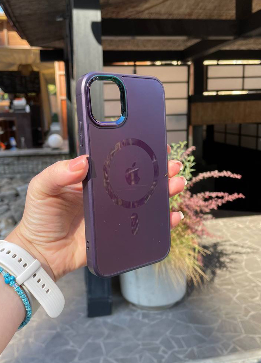 Чохол MagSafe AG Frame iPhone 12/12 Pro Dark Green No Brand (266623511)