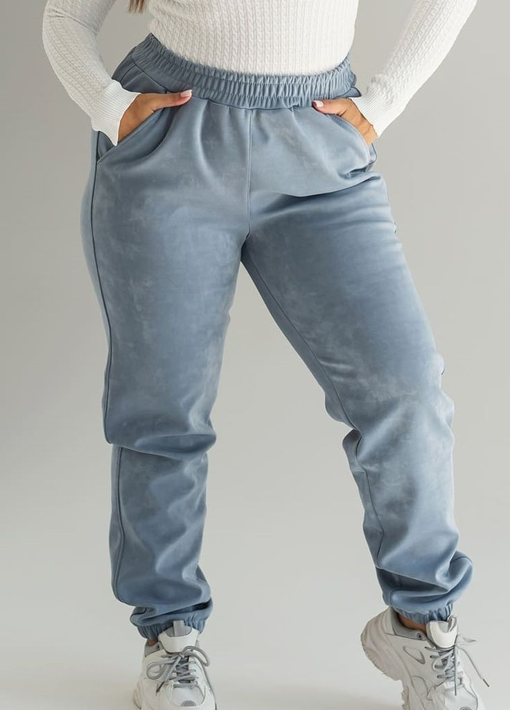Синие джинсовые летние брюки Maritel'