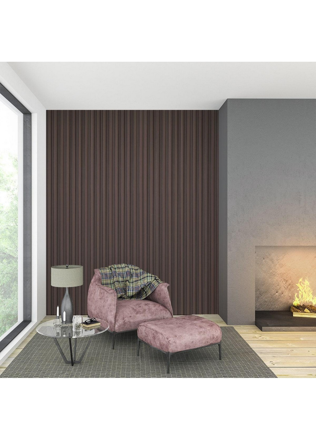 Декоративна стінова рейка 16х2,3х300 см Sticker Wall (266624902)