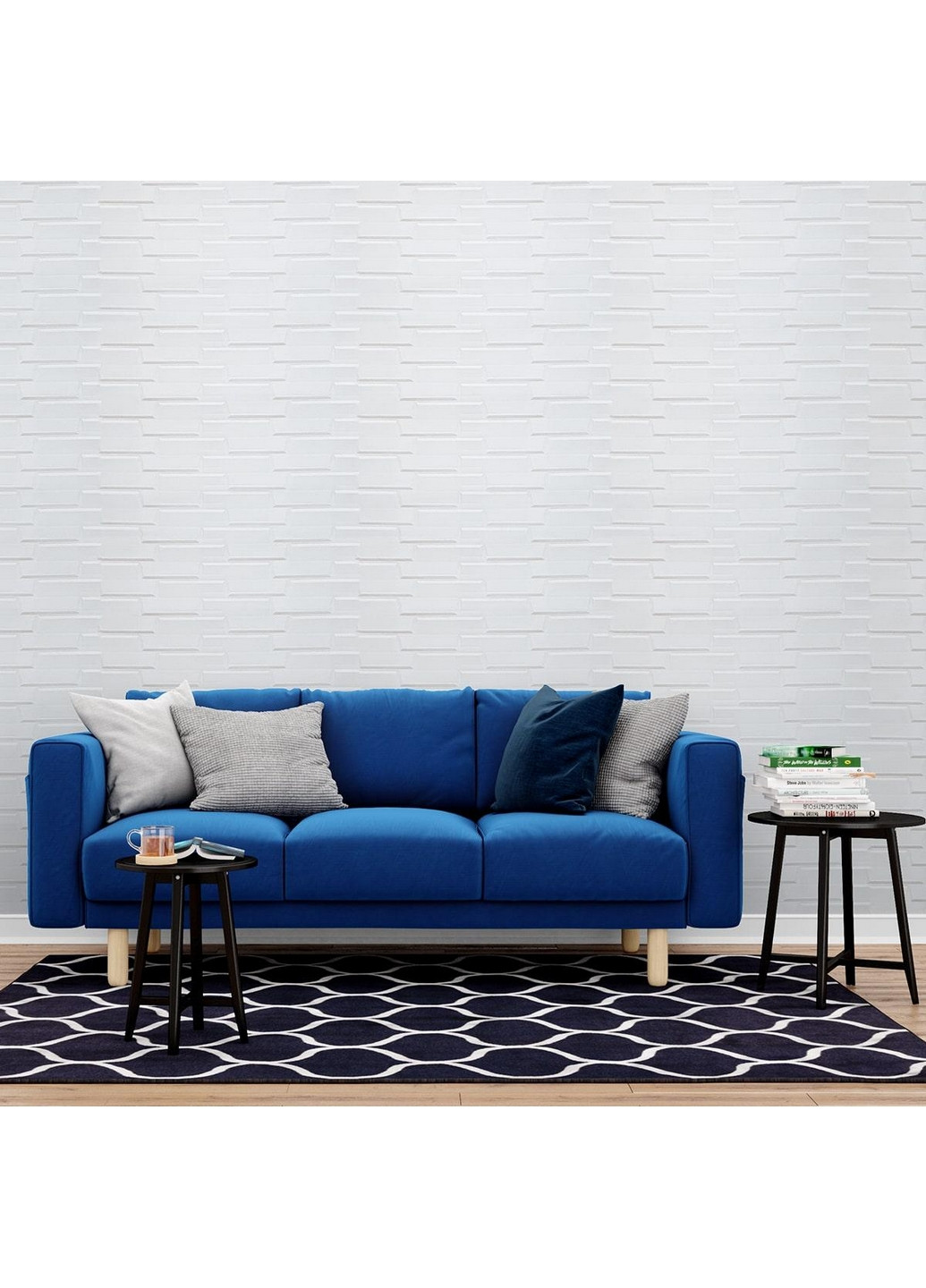 Декоративная самоклеющаяся 3D панель 1960х70х0,5 см Sticker Wall (266624817)