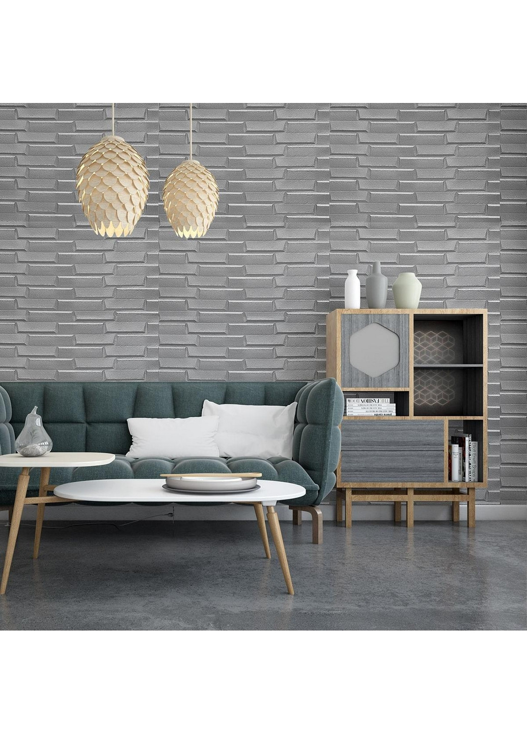 Декоративная самоклеющаяся 3D панель 308х70х0,5 см Sticker Wall (266624824)