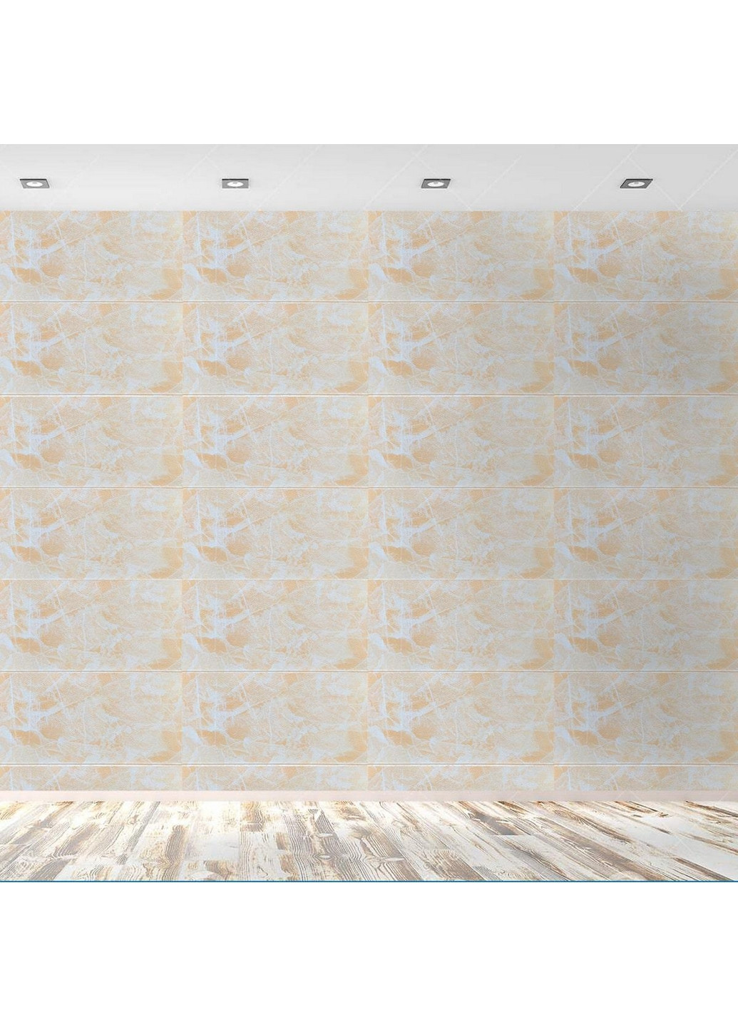 Декоративна самоклеюча 3D панель 70х70х0,4 см Sticker Wall (266624857)